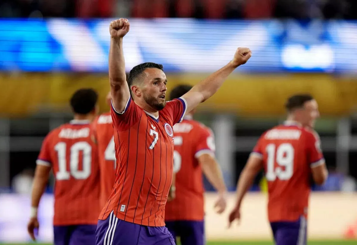 Scotland's John McGinn celebrates scoring their first goal vs. Haiti
