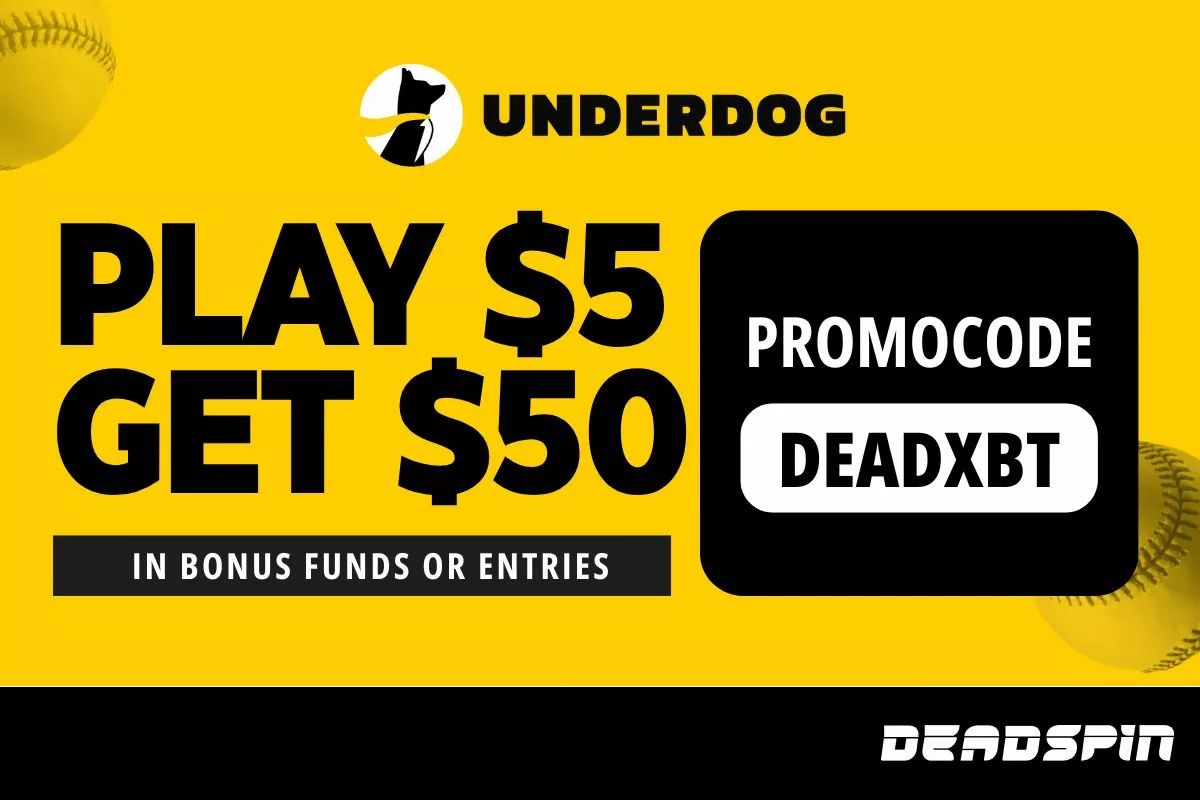 Underdog Promo Code DEADXBT: Get Play $5 Get $50 Bonus for Braves vs Padres