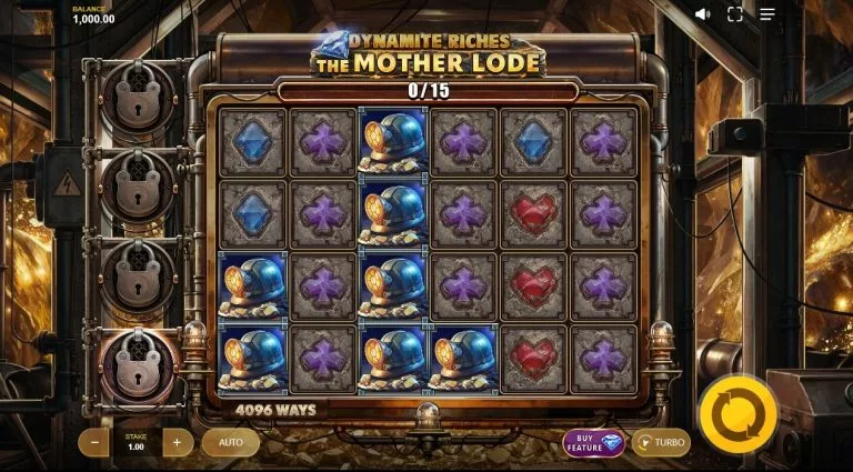 dynamite riches and the mother lode slot