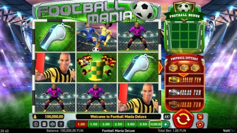football mania deluxe slot