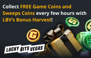 luckybitsvegas harvest bonus