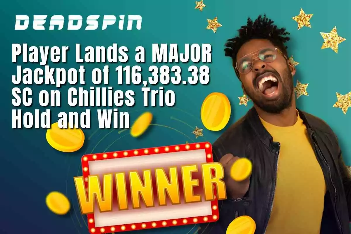 Player Lands MAJOR Jackpot of 116,383.38 SC on Chillies Trio