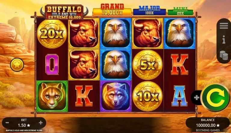 buffalo hold and win extreme 10000