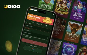 Jokio Login Screen On Mobile