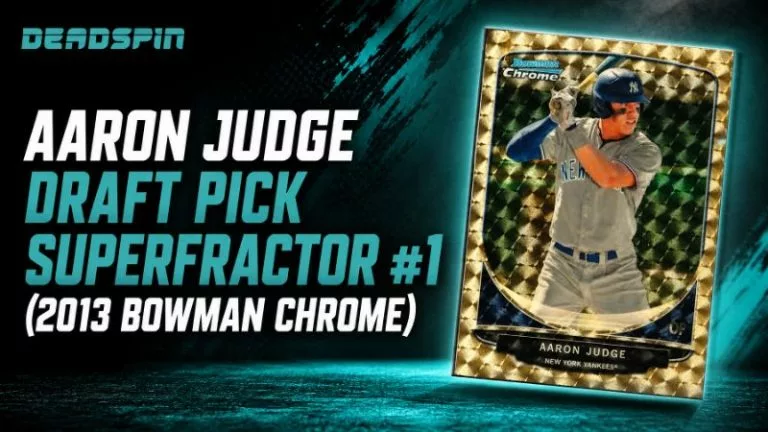 Aaron Judge Draft Pick Superfractor #1 (2013 Bowman Chrome)