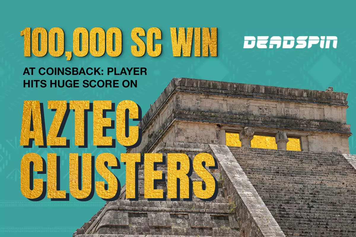 100,000 SC Win at Coinsback on Aztec Clusters