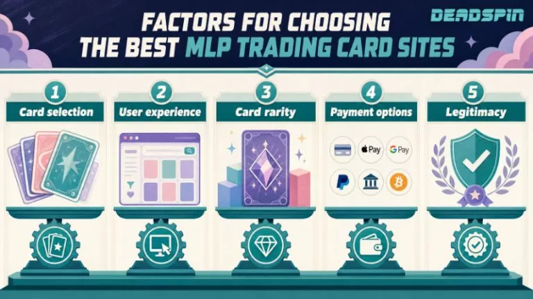 Factors for choosing the best MLP trading card sites