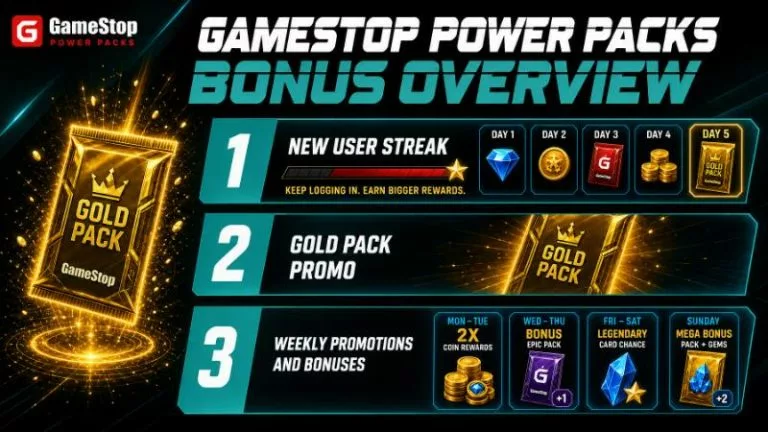 GameStop Power Packs Bonus Overview