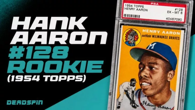 Hank Aaron #128 Rookie (1954 Topps)