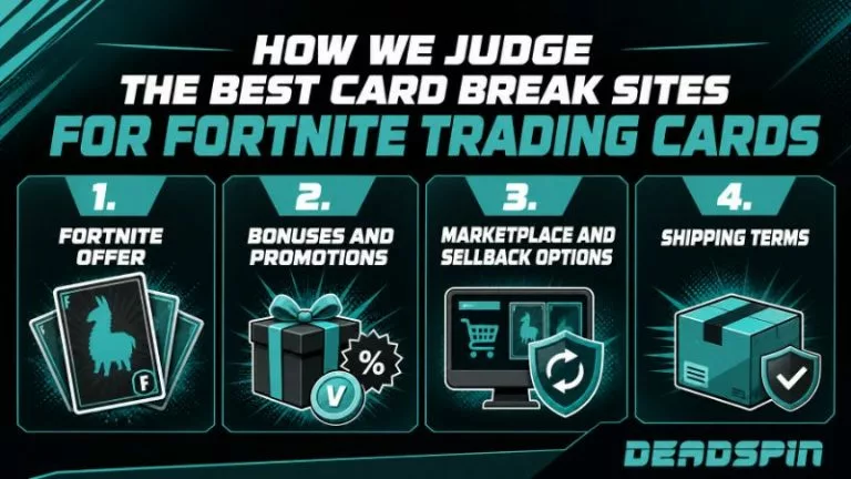 How we judge the best card break sites for Fortnite trading cards