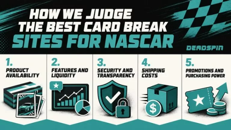 How we judge the best card break sites for NASCAR