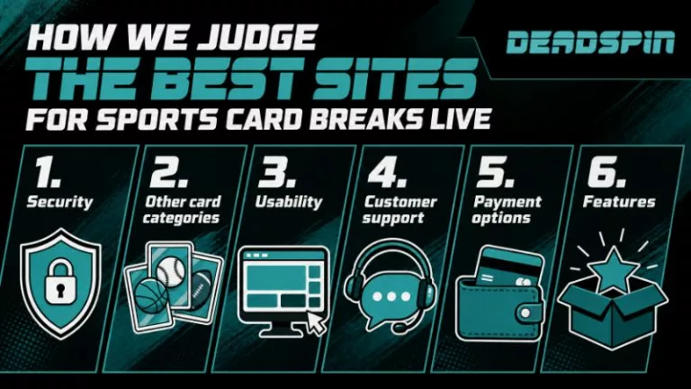 How we judge the best sites for sports card breaks live