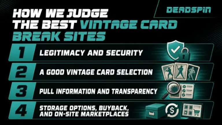 How we judge the best vintage card break sites