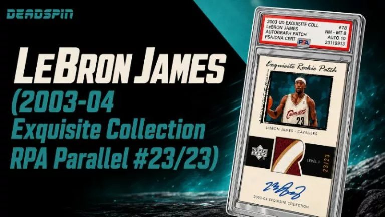 LeBron James (2003-04 Exquisite Collection RPA Parallel #23/23)