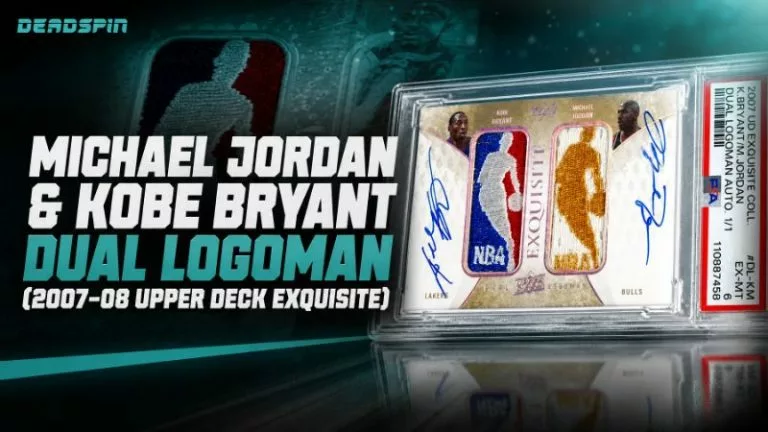 Michael Jordan & Kobe Bryant Dual Logoman (2007-08 Upper Deck Exquisite)