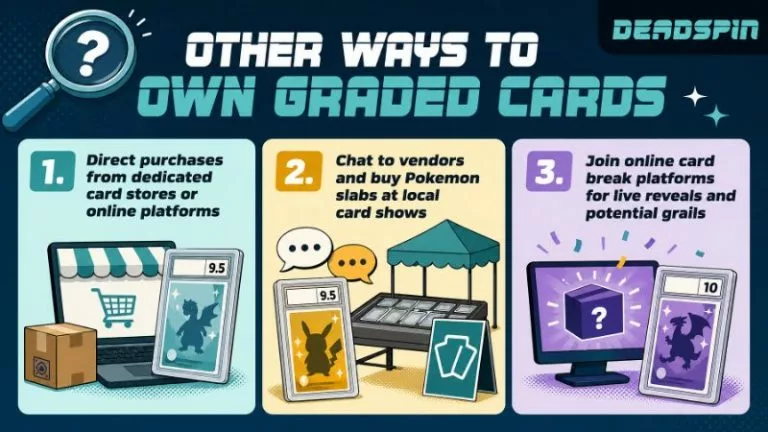 Ways to own graded Pokemon cards