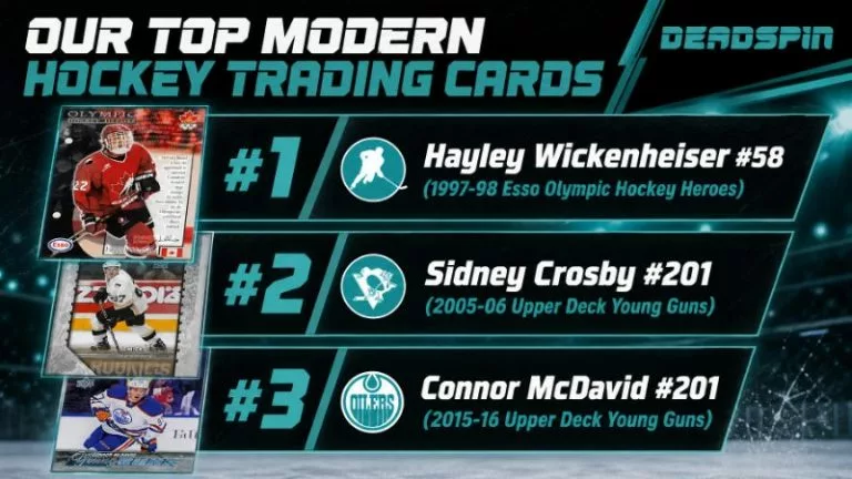 Our top modern hockey trading cards