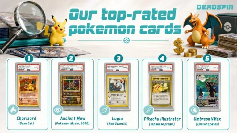 Top-rated Pokemon cards