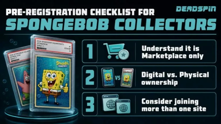 SpongeBob card break checlkist