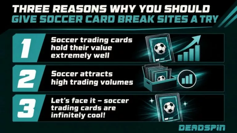 Three reasons why you should give soccer card break sites a try
