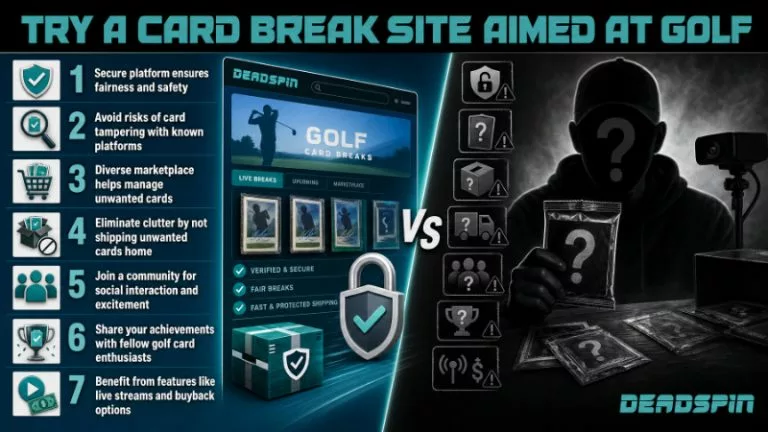 TRY A CARD BREAK SITE AIMED AT GOLF