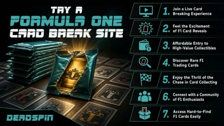 TRY A FORMULA ONE CARD BREAK SITE