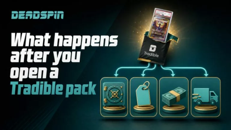 What happens after you open a Tradible pack