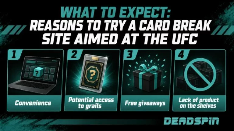 What to expect: Reasons to try a card break site aimed at the UFC