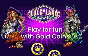 Luckyland Slots welcome offer: 10 SC & 7.7k Gold Coins