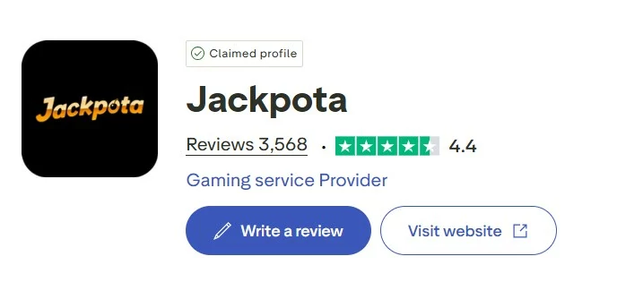 Jackpota trustpilot rating