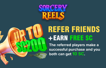 sorcery reels casino referral bonus