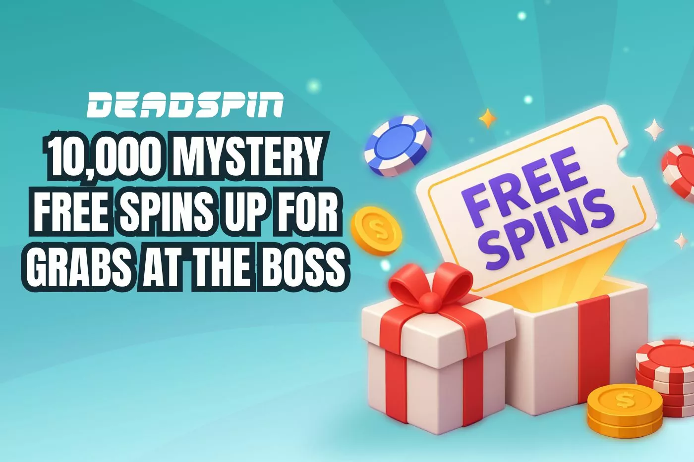 10,000 Mystery Free Spins Up for Grabs at The Boss