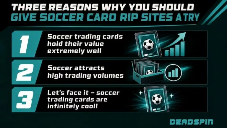 Three reasons why you should give soccer card rip sites a try