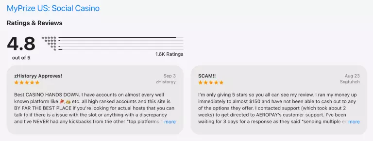 MyPrize.us App Review iOS