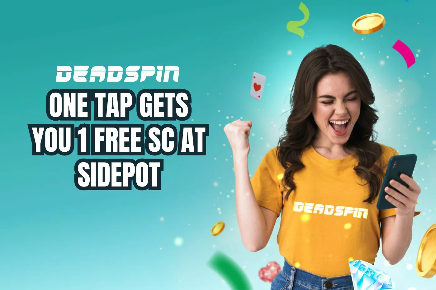 One Tap Gets Yocu 1 FREE SC at Sidepot