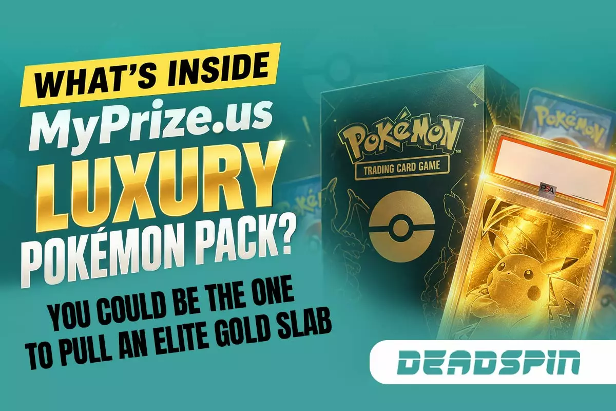 MyPrize.us Luxury Pokémon Pack: Pull an Elite Gold Slab