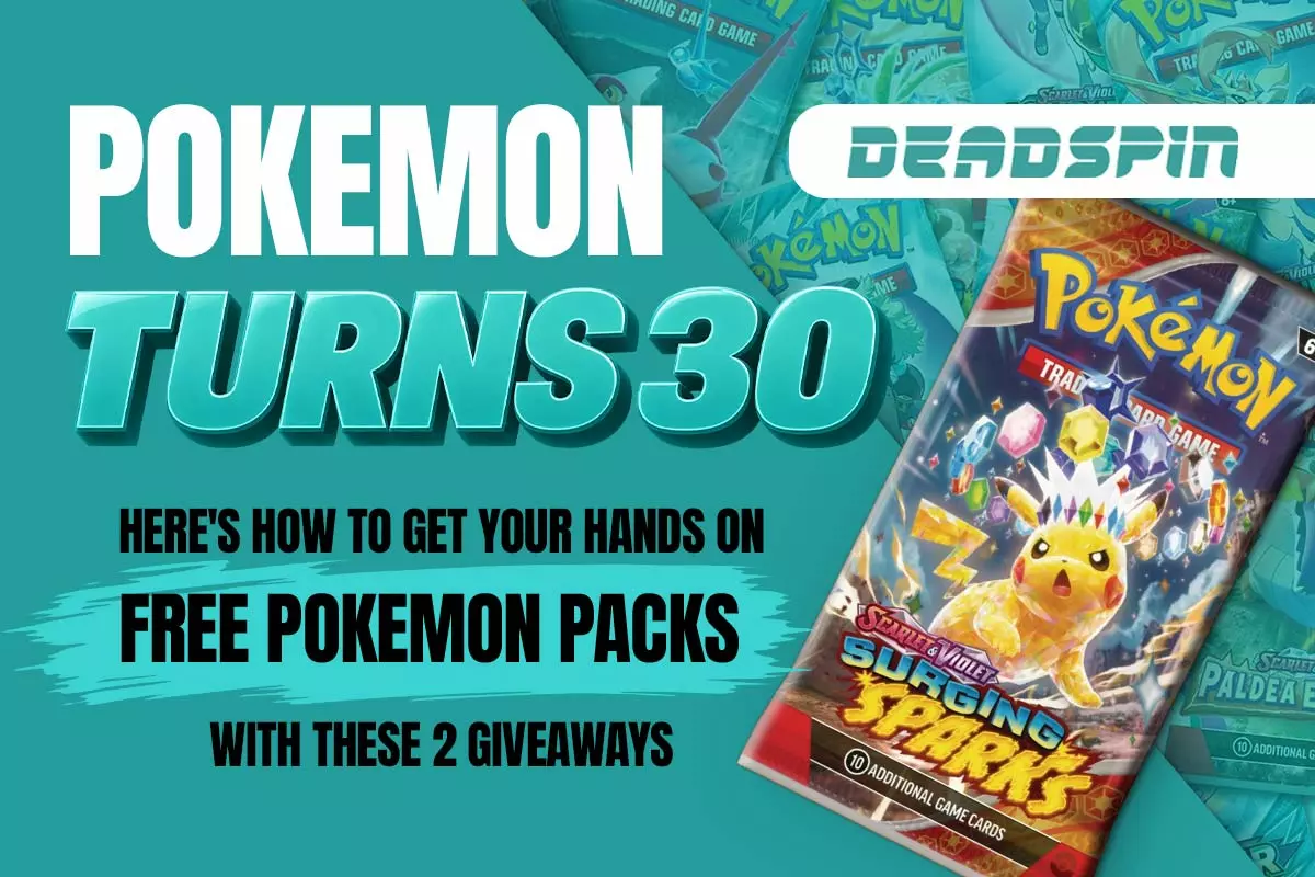 Pokémon Turns 30: 2 Ways to Get Free Packs
