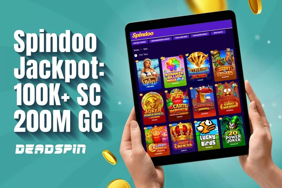 Spindoo Drops Massive Jackpot: 100K+ SC and 200M GC