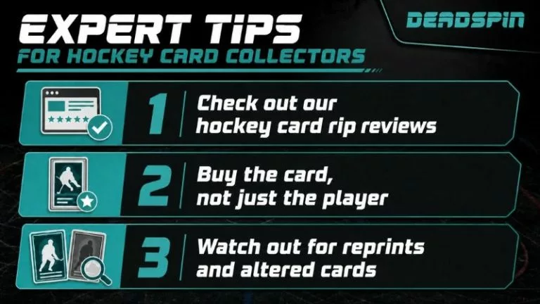 Expert tips for hockey card collectors