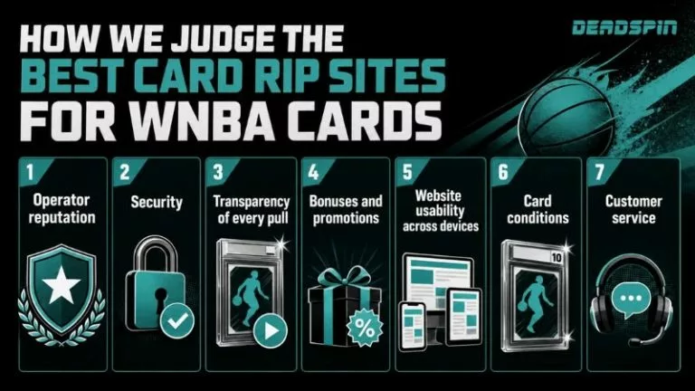 Judge the best card rip sites for WNBA cards