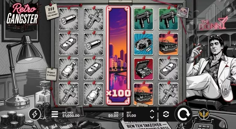 retro gangster