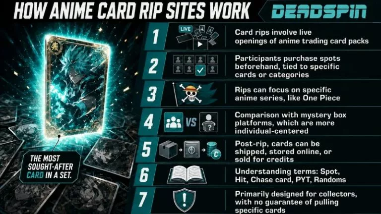 Things to consider before joining an anime card rip site