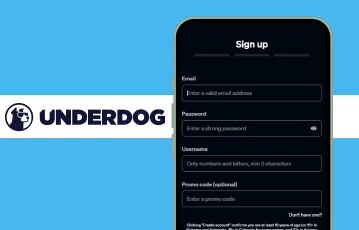underdog mobile sign up