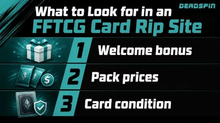 What to look for in an FFTCG Card Rip Site