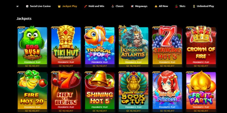 Jacktop online slots