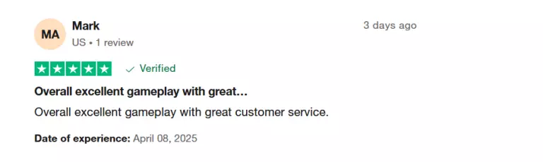 Review of PlayFame on TrustPilot