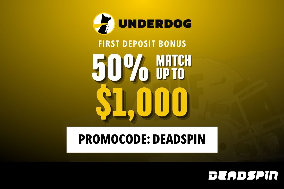 Underdog NFL Promo Code Deadspin - First Deposit Match