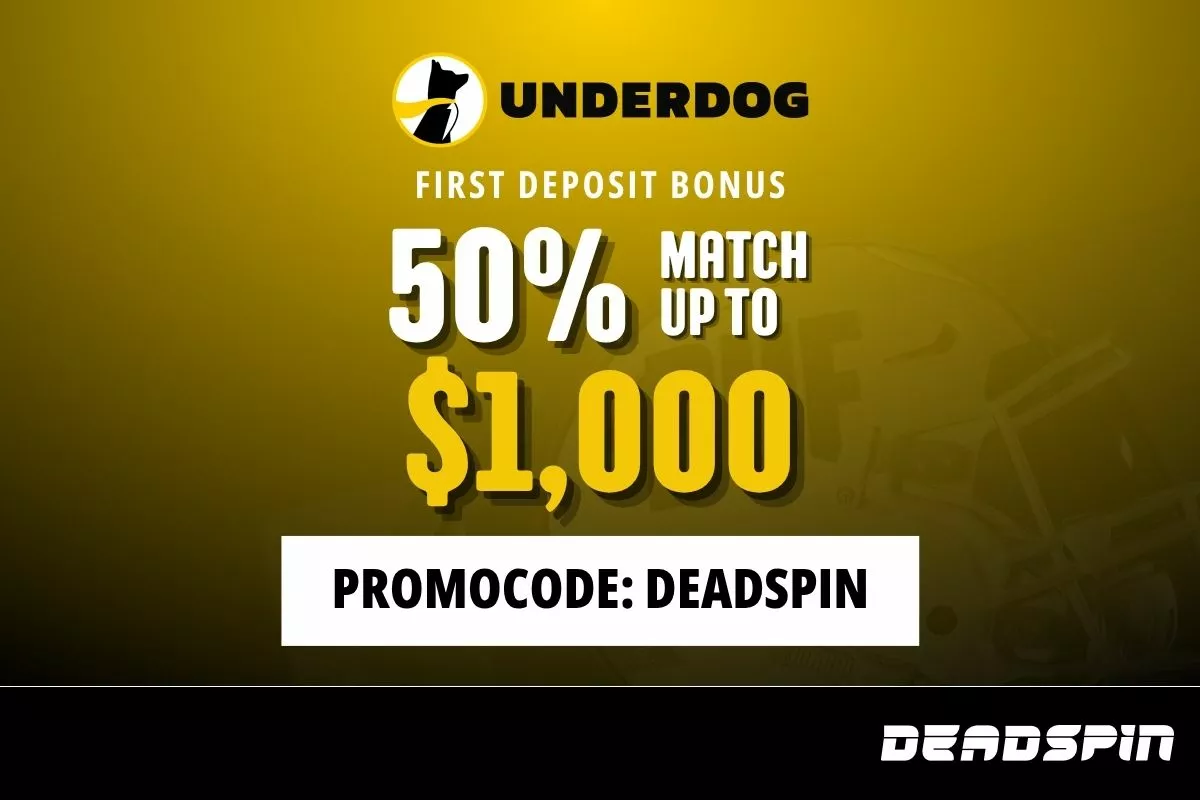 Underdog Promo Code DEADSPIN for Week 6 NFL Betting Guide