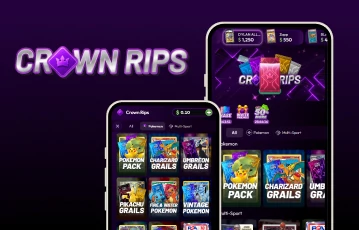 Crown Rips mobile app displaying betting pack options
