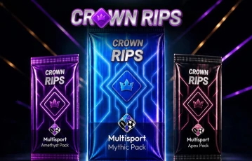 Crown Rips Multisport packs displayed in neon design